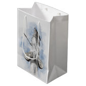 Klassische griechische Statue Athena Mittlere Geschenktüte (Vorderseite Schrägansicht)