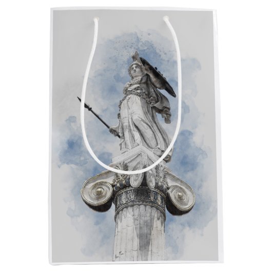 Klassische griechische Statue Athena Mittlere Geschenktüte (Vorderseite)