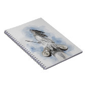 Klassische griechische Statue Athena Notizblock (Rechte Seite)