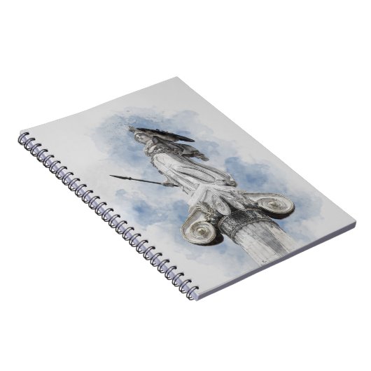 Klassische griechische Statue Athena Notizblock (Rechte Seite)