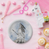 Klassische griechische Statue Athena Pappteller (Party)