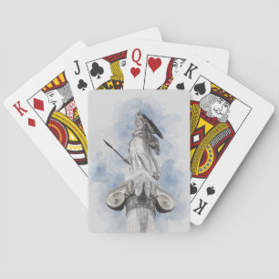Klassische griechische Statue Athena Poker Cards - Spielkarten