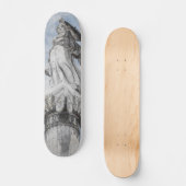 Klassische griechische Statue Athena Postkarte Skateboard (Vorderseite)