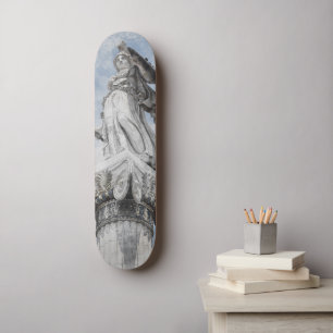 Klassische griechische Statue Athena Postkarte Skateboard