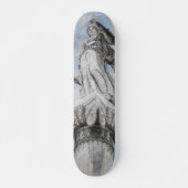 Klassische griechische Statue Athena Postkarte Skateboard (Vorne)