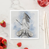 Klassische griechische Statue Athena Serviette (Beispiel)