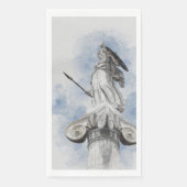 Klassische griechische Statue Athena Serviette (Vorderseite)