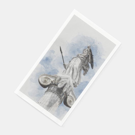 Klassische griechische Statue Athena Serviette (Ecke)