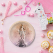 Klassische griechische Statue von Apollo Pappteller (Party)