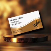 Klassische Hairstylist Business Cards Visitenkarte