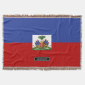 Klassische haitianische Flagge Decke (Vorderseite)