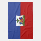 Klassische haitianische Flagge Geschirrtuch (Vertikal)