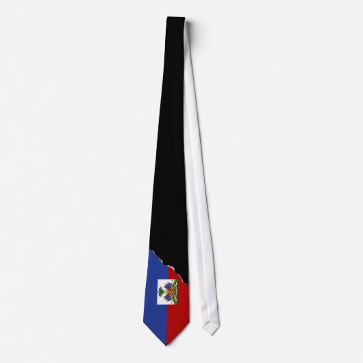 Klassische haitianische Flagge Krawatte (Vorderseite)