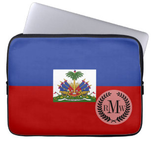 Klassische haitianische Flagge Laptopschutzhülle
