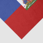 Klassische haitianische Flagge Seidenpapier (Ausschnitt)