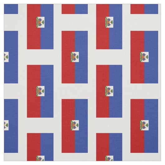 Klassische haitianische Flagge Stoff (Muster)