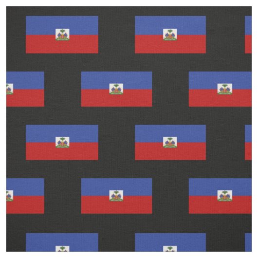 Klassische haitianische Flagge Stoff (Muster)