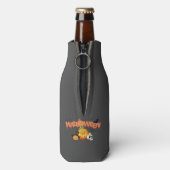 Klassische Halloween-Flasche Cooler mit Zip Flaschenkühler (Flasche Rückseite)