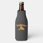 Klassische Halloween-Flasche Cooler mit Zip Flaschenkühler (Flaschenvorderseite)