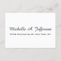 Klassische Handschrift Creative Trendy White