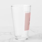 Klassische Handschrift Elegantname Rose Gold Glas (Rechts)