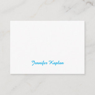 Klassische Handschrift Minimalist Professional Begleitkarte