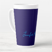 Klassische Handschrift Minimalist Professional Milchtasse (Linke Ecke)