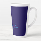 Klassische Handschrift Minimalist Professional Milchtasse (Rechts)