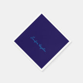 Klassische Handschrift Minimalist Professional Serviette (Ecke)