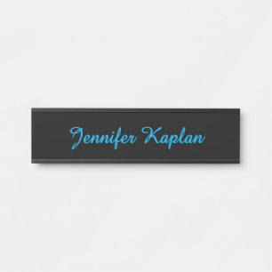 Klassische Handschrift Minimalist Professional Türschild
