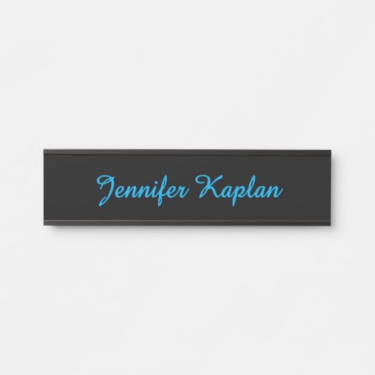 Klassische Handschrift Minimalist Professional Türschild (Vorderseite )