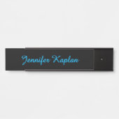 Klassische Handschrift Minimalist Professional Türschild (Vorderseite )