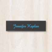 Klassische Handschrift Minimalist Professional Türschild (Vorderseite )