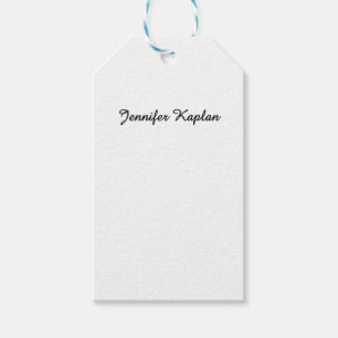 Klassische Handschrift Minimalistisch Professionel Geschenkanhänger