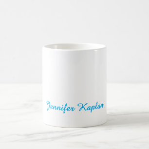 Klassische Handschrift Minimalistisch Professionel Kaffeetasse