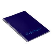 Klassische Handschrift Minimalistisch Professionel Notizblock (Rechte Seite)