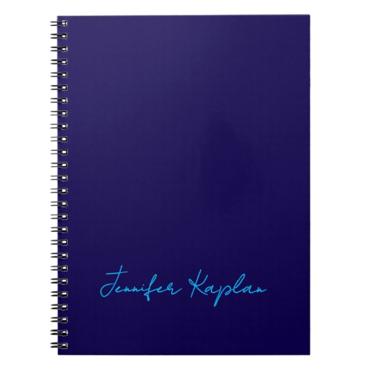 Klassische Handschrift Minimalistisch Professionel Notizblock (Vorderseite)