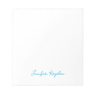 Klassische Handschrift Minimalistisch Professionel Notizblock