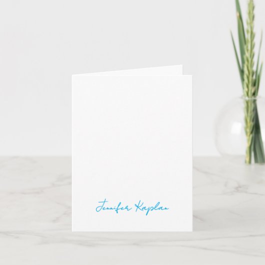 Klassische Handschrift Minimalistischer Profi (Vorderseite)