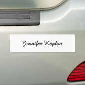 Klassische Handschrift Minimalistischer Profi Autoaufkleber (Auf Auto)