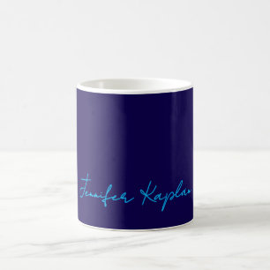 Klassische Handschrift Minimalistischer Profi Kaffeetasse