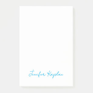 Klassische Handschrift Minimalistischer Profi Post-it Klebezettel