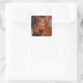 Klassische Harmonie Quadratischer Aufkleber (Tasche)