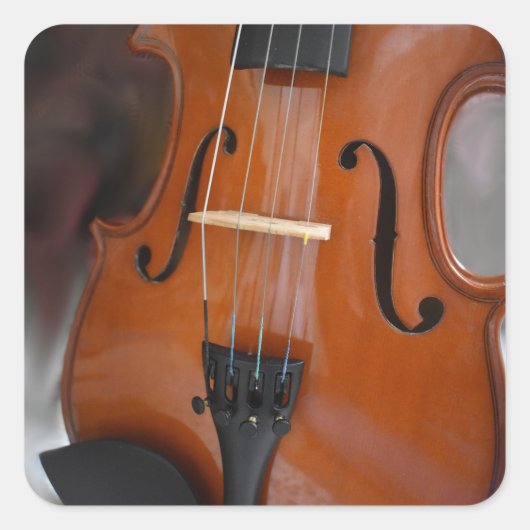 Klassische Harmonie Quadratischer Aufkleber (Vorderseite)