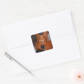 Klassische Harmonie Quadratischer Aufkleber (Umschlag)