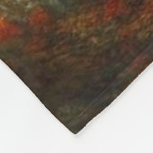 klassische Herbstbahn Fleecedecke (Ecke)