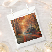 klassische Herbstbahn Geschenktütchen (Ausgeschnitten)