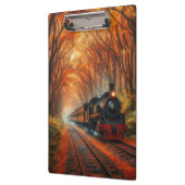 klassische Herbstbahn Klemmbrett (Links)