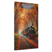klassische Herbstbahn Klemmbrett (Rechts)