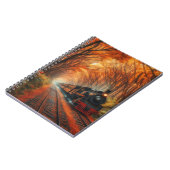 klassische Herbstbahn Notizblock (Linke Seite)